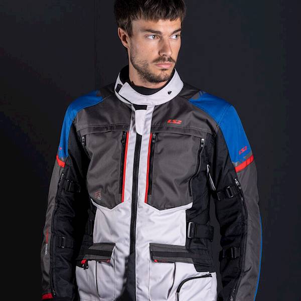 Kurtka LS2 Norway Man Blue Black Grey Red M