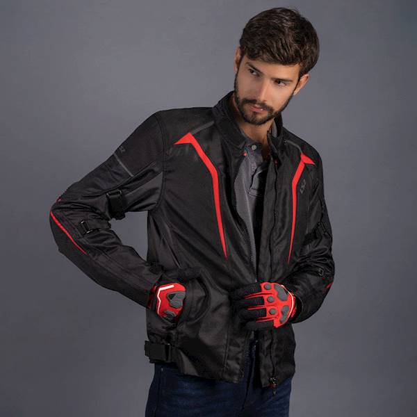 Kurtka LS2 Sepang Man Black Grey Red 5XL