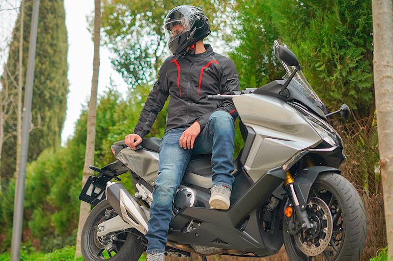 Kurtka LS2 Sepang Man Black Grey Red 5XL