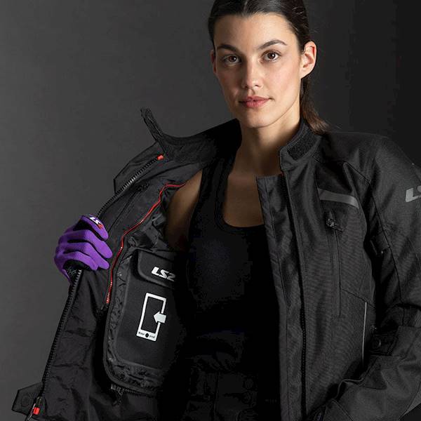 Kurtka LS2 Serra Evo Lady Black 5XL