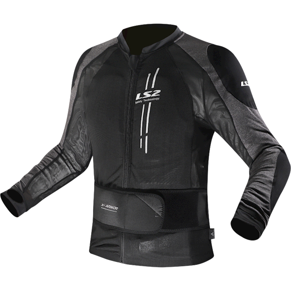 Bluza Zbroja LS2 X-Armor Man Black Silver M-L
