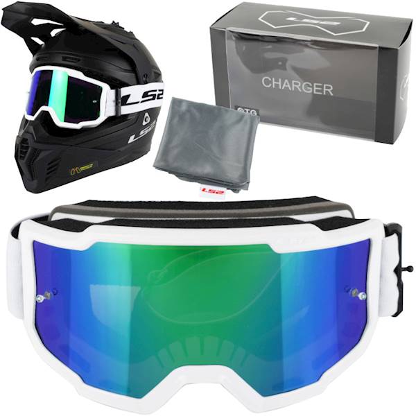 Gogle LS2 Charger Białe