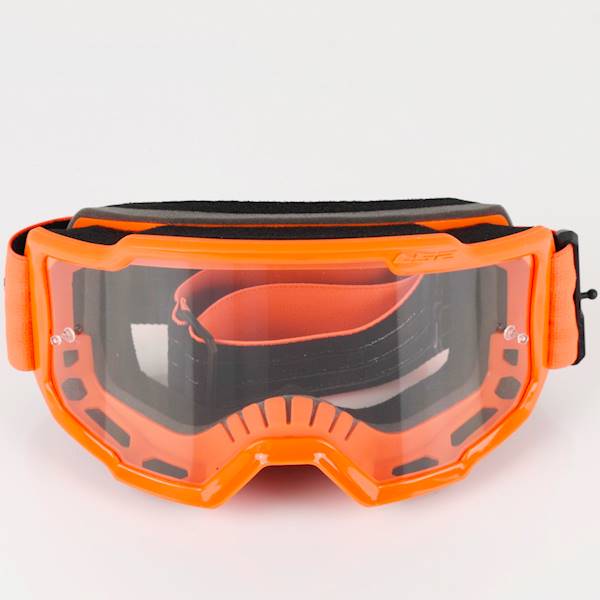 Gogle LS2 Charger Pomarańczowe Clear Visor