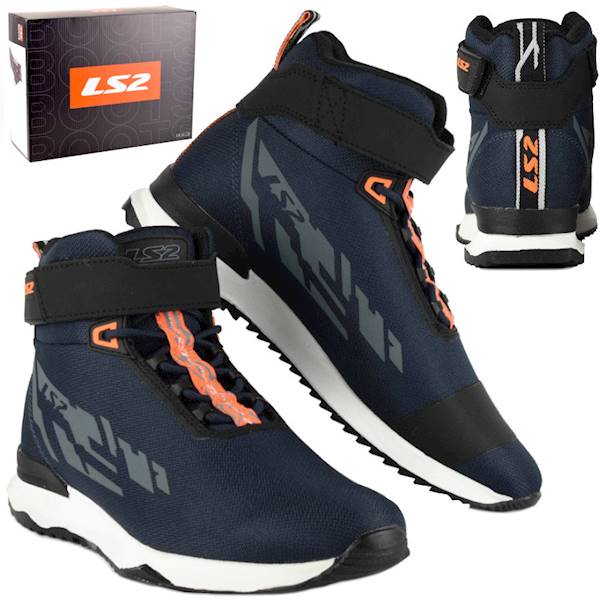 Buty LS2 Acrux Man Dark Blue H-V Orange 45