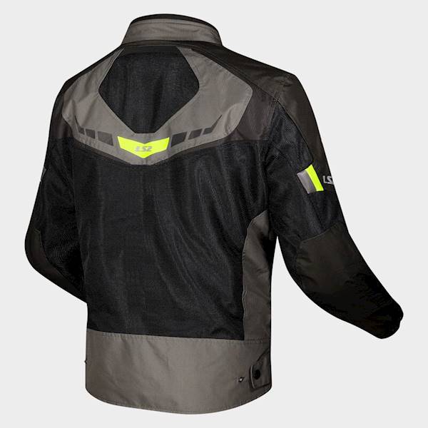 Kurtka LS2 Garda Air Man Black Grey H-V Orange 3XL