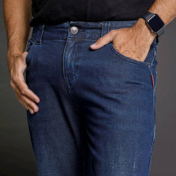 Spodnie LS2 Bradford Man Jeans Dark Blue XXL