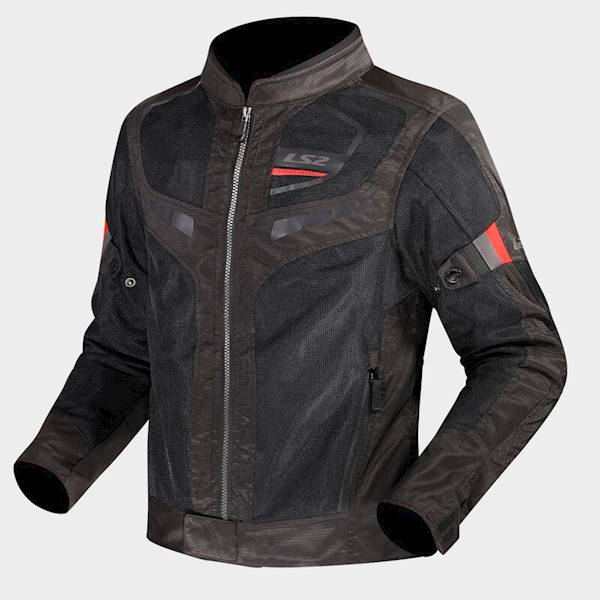 Kurtka LS2 Garda Air Man Black Red L