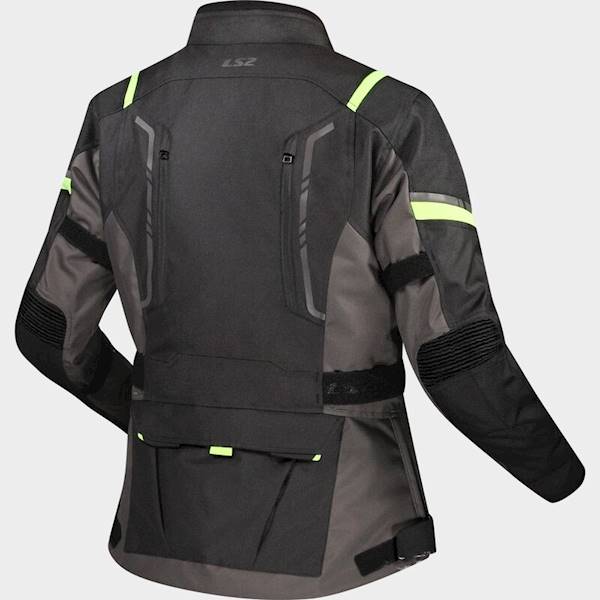 Kurtka LS2 Narvik Lady Grey Black H-V Yellow 3XL