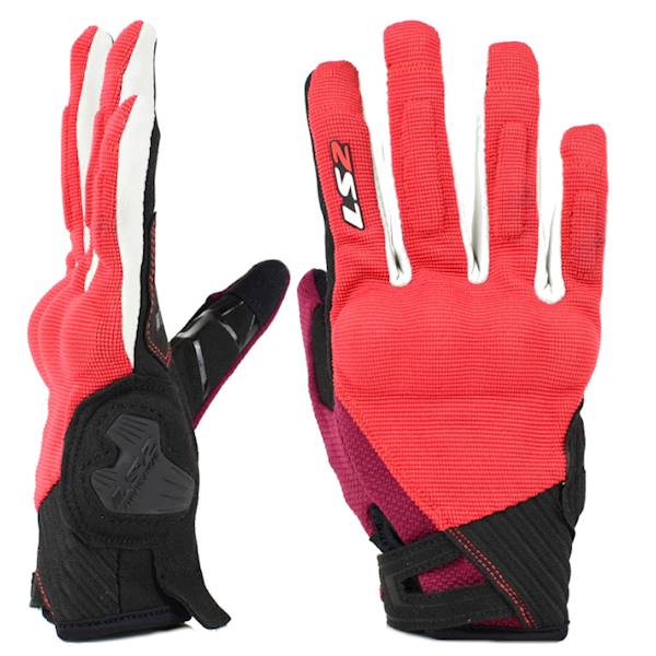 Rękawice LS2 Dart 2 Lady Black Red Grey XS