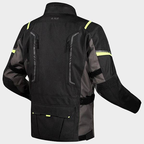 Kurtka LS2 Narvik Man Grey Black H-V Yellow L
