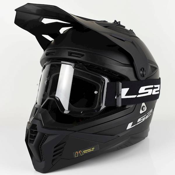 Gogle LS2 Charger Czarne Clear Visor