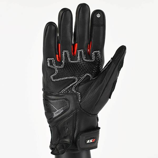 Rękawice LS2 Spark 2 Man Black Red 3XL
