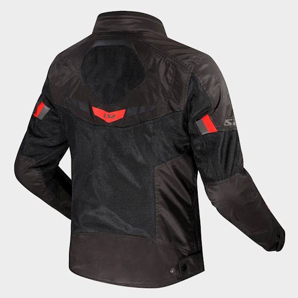 Kurtka LS2 Garda Air Man Black Red 3XL