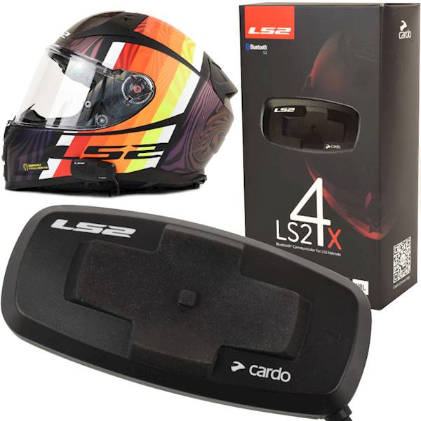 LS2 4X Cardo Interkom Na 1 Kask
