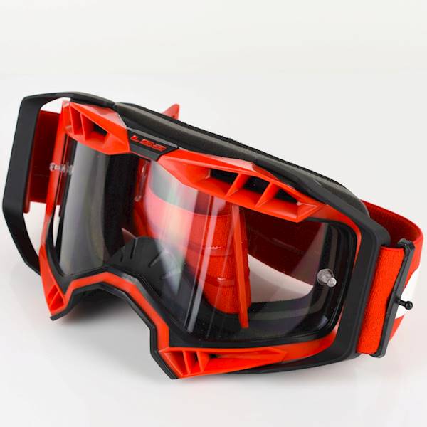 Gogle LS2 Aura Czarno-Czerwone