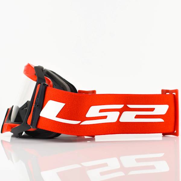 Gogle LS2 Aura Czarno-Czerwone
