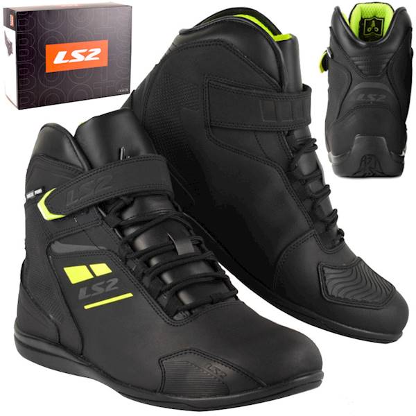 Buty LS2 Garra Man WP Black H-V Yellow 47