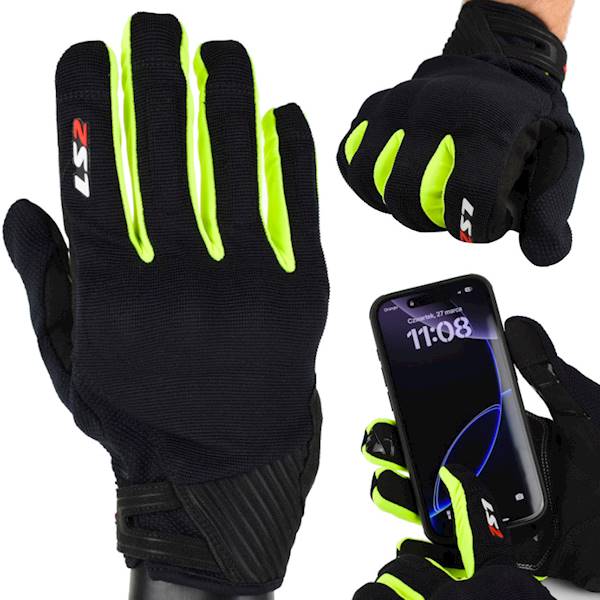 Rękawice LS2 Dart 2 Man Black Yellow XXL