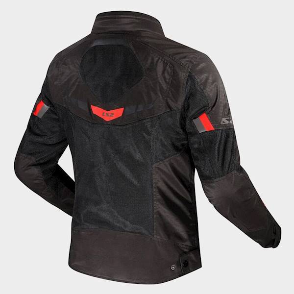 Kurtka LS2 Garda Air Lady Black Red 4XL