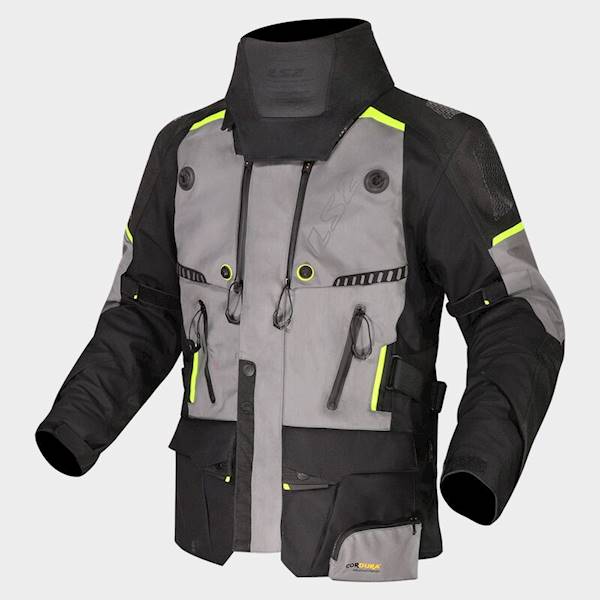 Kurtka LS2 Apollo Man Black Dark Grey H-V Yel. L