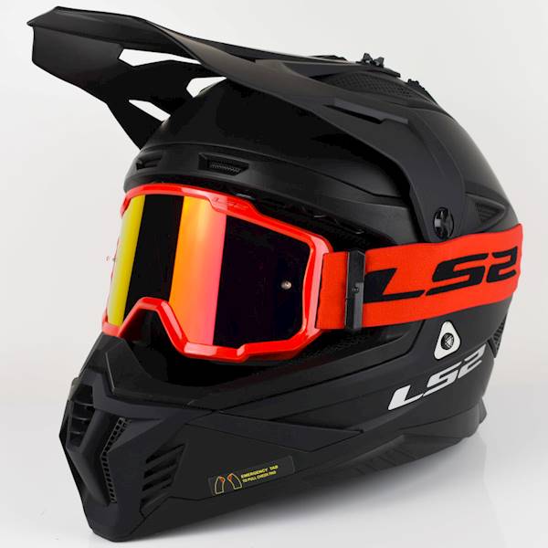 Gogle LS2 Charger Czerwone
