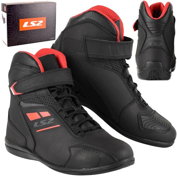 Buty LS2 Garra Lady Black Red 39