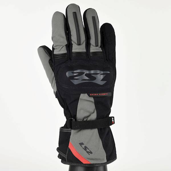 Rękawice LS2 Snow Man Black Grey XL