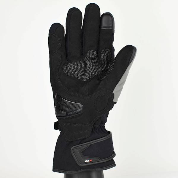 Rękawice LS2 Snow Man Black Grey XL