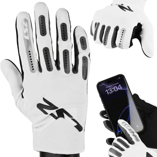 Rękawice LS2 Bend Man White Grey XL
