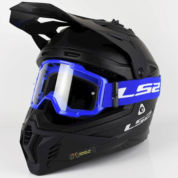 Gogle LS2 Charger Niebieskie Clear Visor