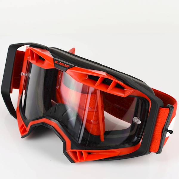 Gogle LS2 Aura Enduro Czerwone Pinlock Extra
