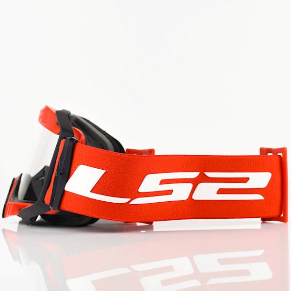 Gogle LS2 Aura Enduro Czerwone Pinlock Extra