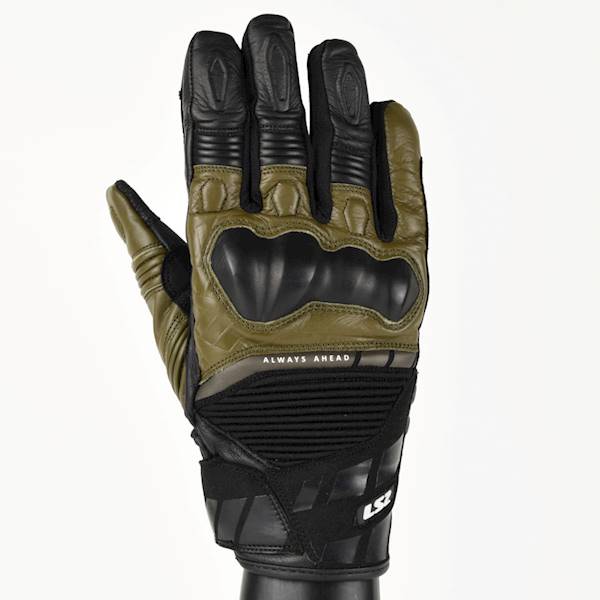 Rękawice LS2 Octane WP Leather Man Black Brown L
