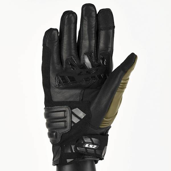 Rękawice LS2 Octane WP Leather Man Black Brown L