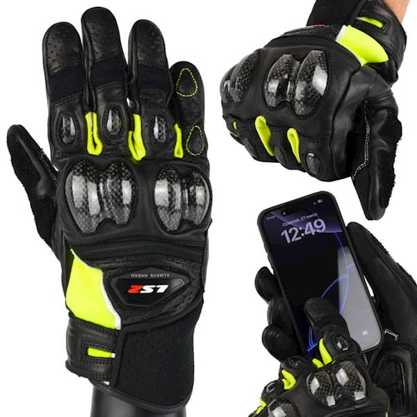 Rękawice LS2 Spark 2 Man Black H-V S