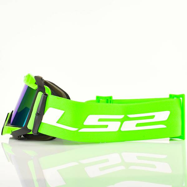 Gogle LS2 Aura Pro Czarno-Zielone Lustrzanka