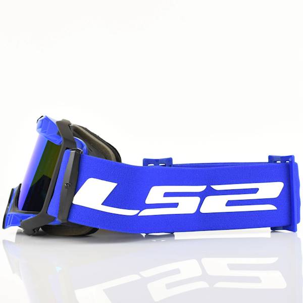 Gogle LS2 Aura Pro Czarno-Niebieskie Lustrzanka
