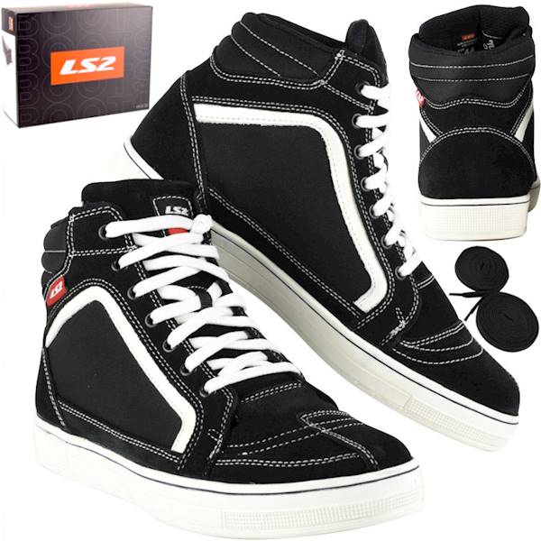 Buty motocyklowe LS2 Doron Man Boots White Black