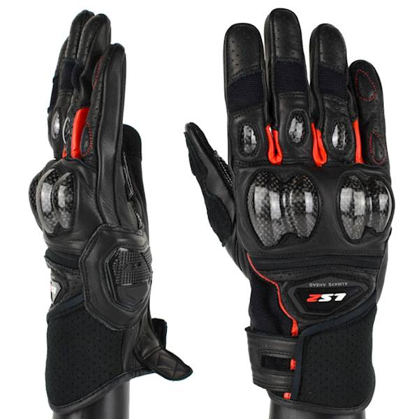 Rękawice LS2 Spark 2 Man Black Red XXL