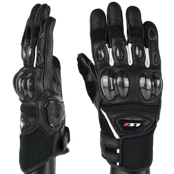 Rękawice LS2 Spark 2 Man Black White L