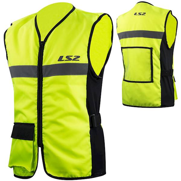 Kamizelka Odblaskowa LS2 Hi-Vi Yellow XL