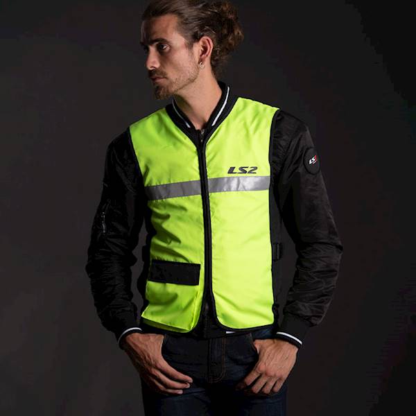 Kamizelka Odblaskowa LS2 Hi-Vi Yellow XL