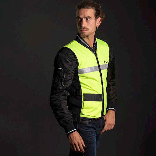 Kamizelka Odblaskowa LS2 Hi-Vi Yellow XL