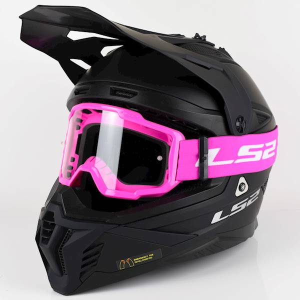 Gogle LS2 Charger Różowe Clear Visor