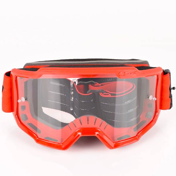Gogle LS2 Charger Czerwone Clear Visor