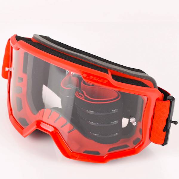 Gogle LS2 Charger Czerwone Clear Visor