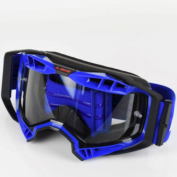 Gogle LS2 Aura Enduro Niebieskie Pinlock Extra