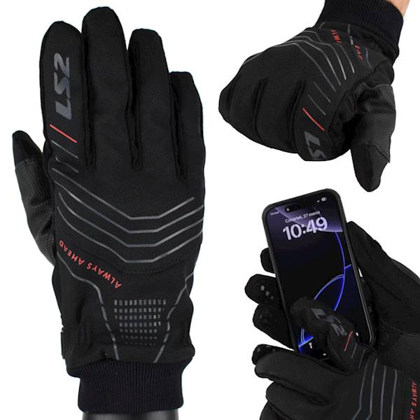 Rękawice LS2 Civis Man Gloves Black 3XL