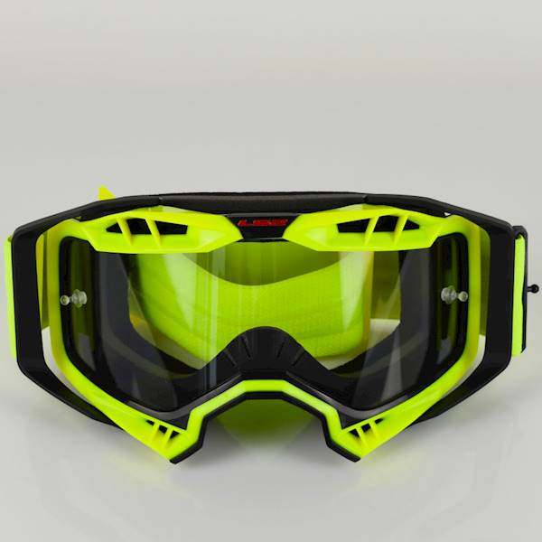 Gogle LS2 Aura Enduro Żółte Pinlock Extra