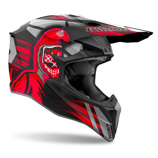 Kask Airoh Wraaap Cyber Red Matt XXS